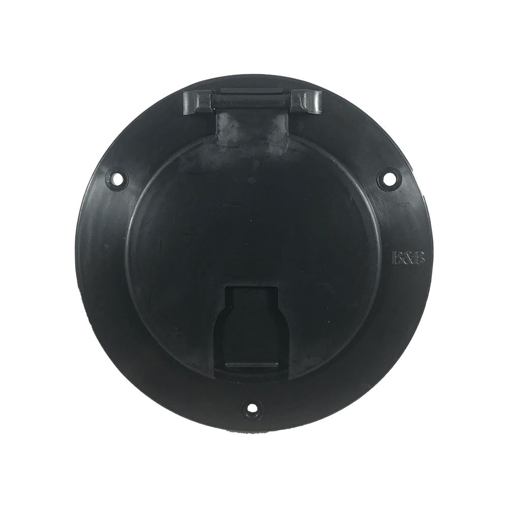 B&B Molders Deluxe Round Electrical Cable Backless Hatch, Black : BBT-723-038-00013