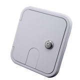 B&B Molders Locking Electric Cable Hatch, Polar White : BBT-723-038-00065
