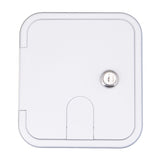 B&B Molders Locking Electric Cable Hatch, Polar White : BBT-723-038-00065