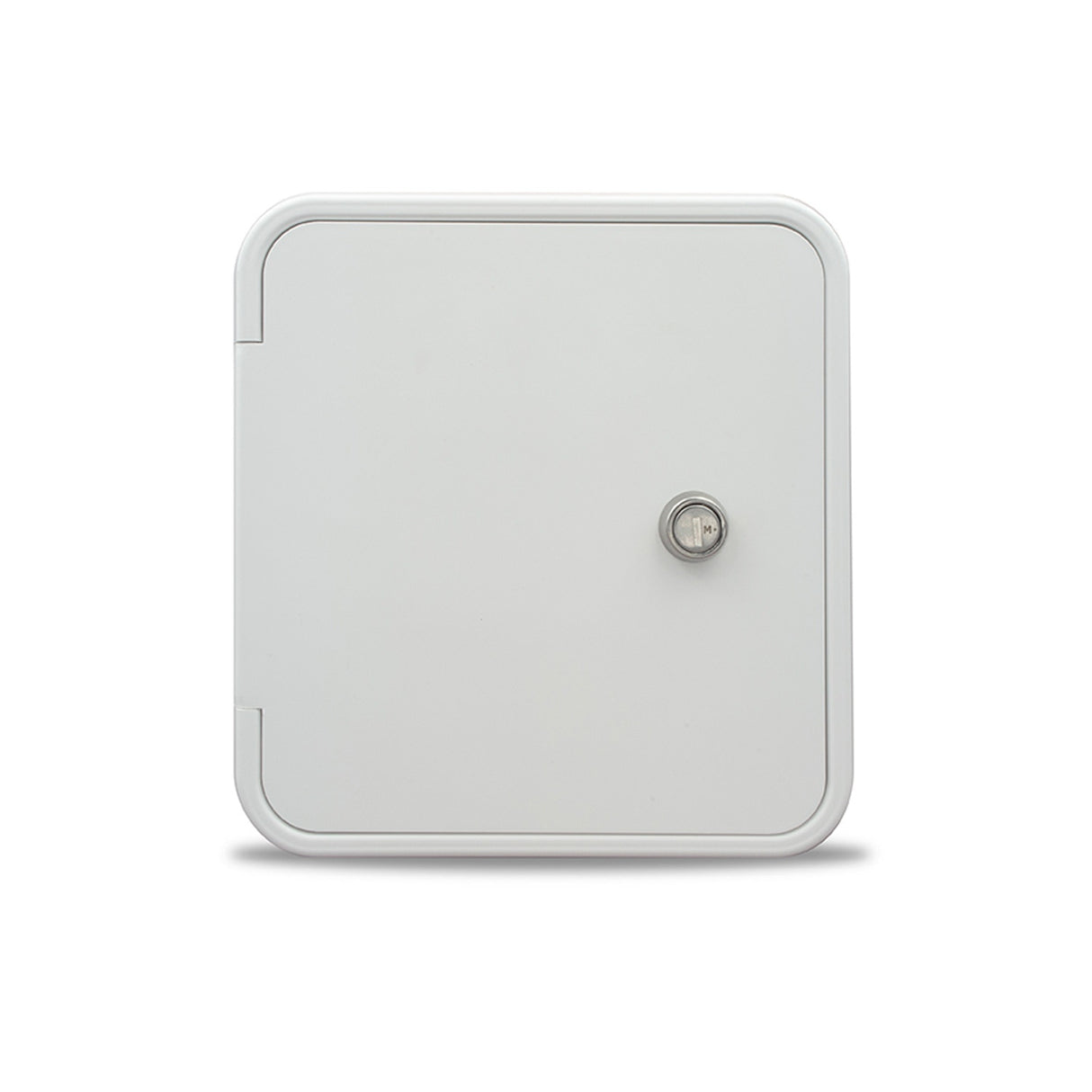B&B Molders Fuel Hatch with Oval Back, Key Lock, Polar White : BBT-723-039-00017