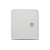 B&B Molders Fuel Hatch with Oval Back, Key Lock, Polar White : BBT-723-039-00017