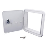 B&B Molders Locking Multi-Purpose Backless Hatch, White : BBT-723-039-00018