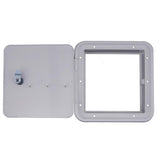 B&B Molders Locking Multi-Purpose Backless Hatch, White : BBT-723-039-00018