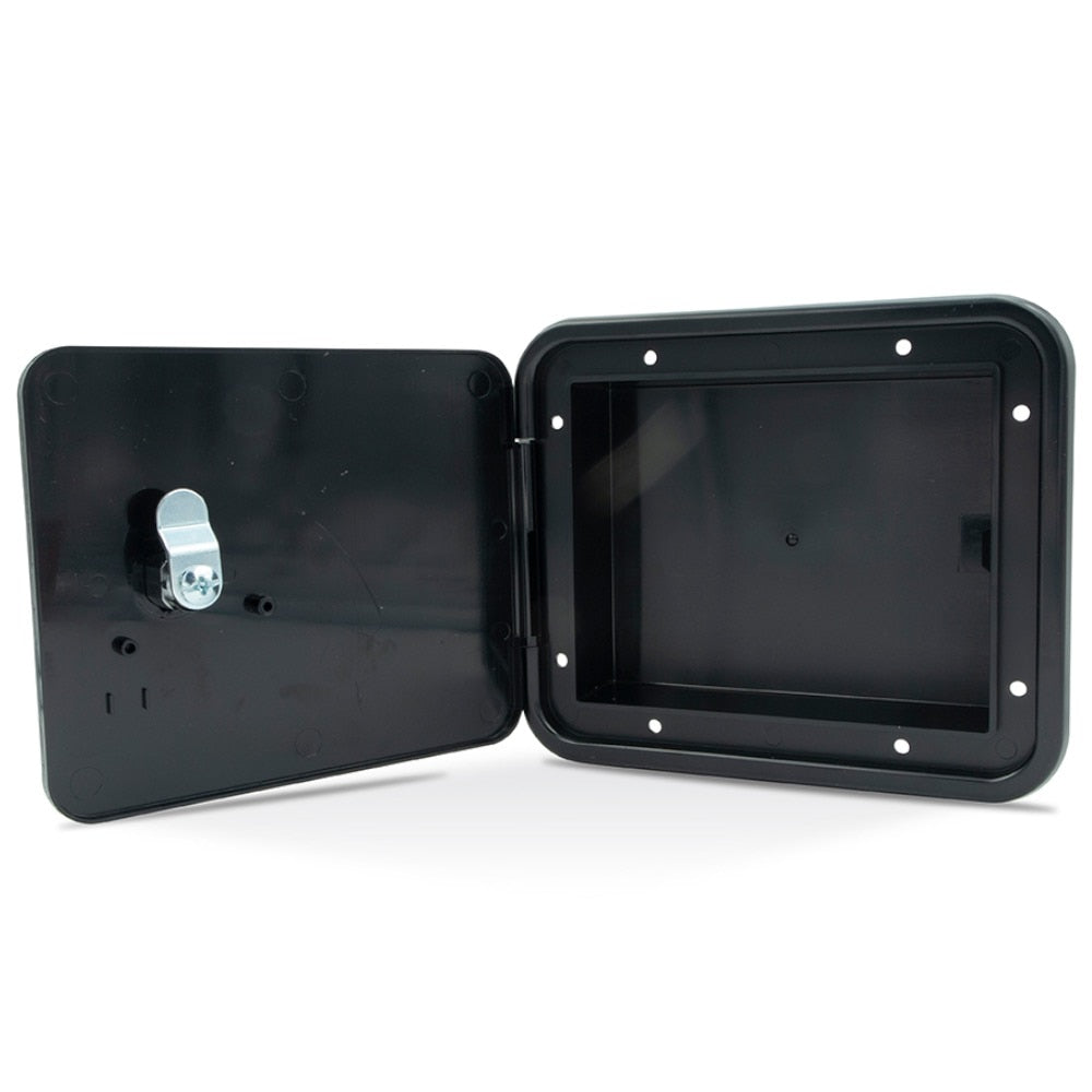 B&B Molders Multi-Purpose Hatch, Flat Back, Keyed to G391, Black : BBT-723-040-00049
