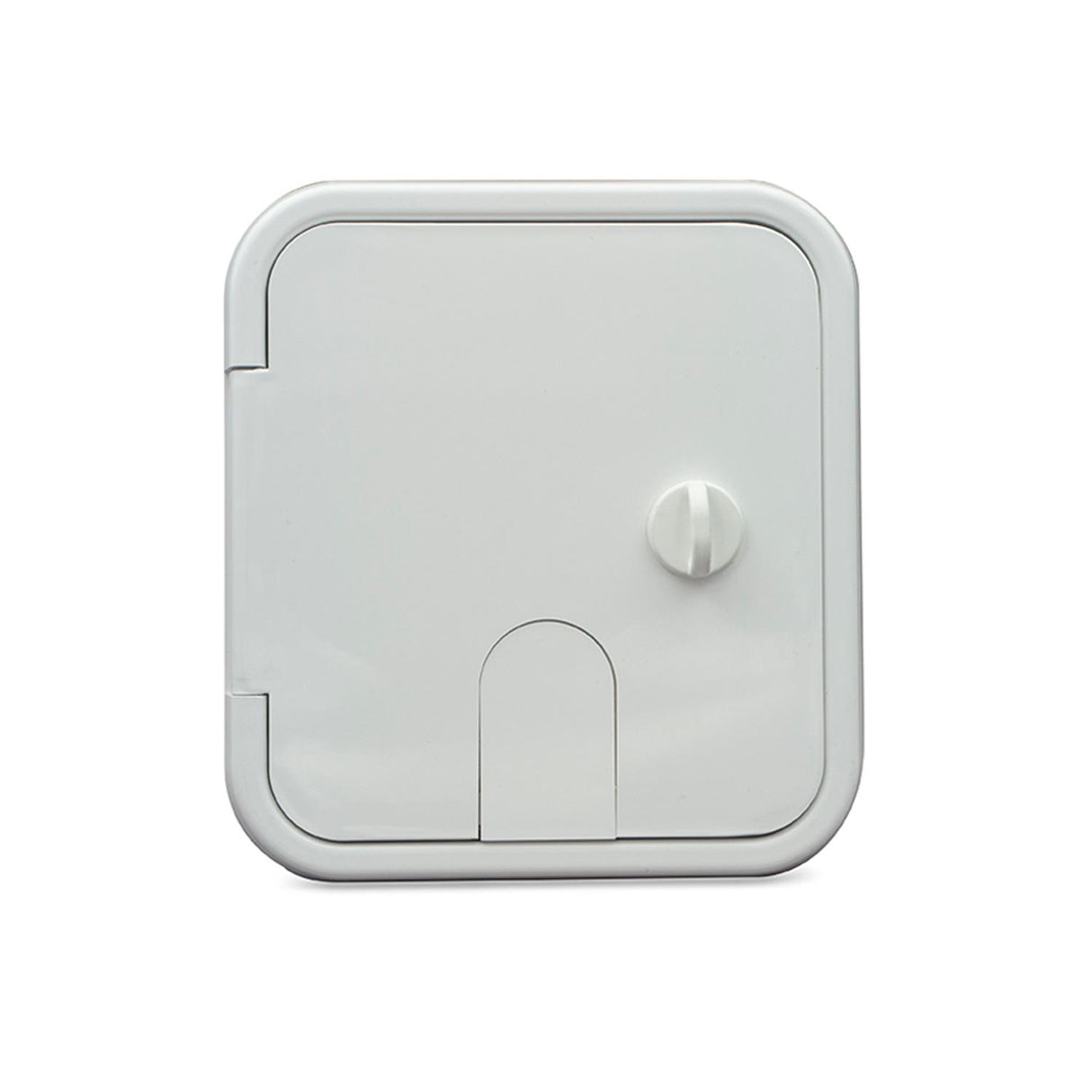 B&B Molders Small Electric Cable Backless Hatch, Thumb Lock, Polar White : BBT-723-040-00054