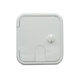 B&B Molders Small Electric Cable Backless Hatch, Thumb Lock, Polar White : BBT-723-040-00054