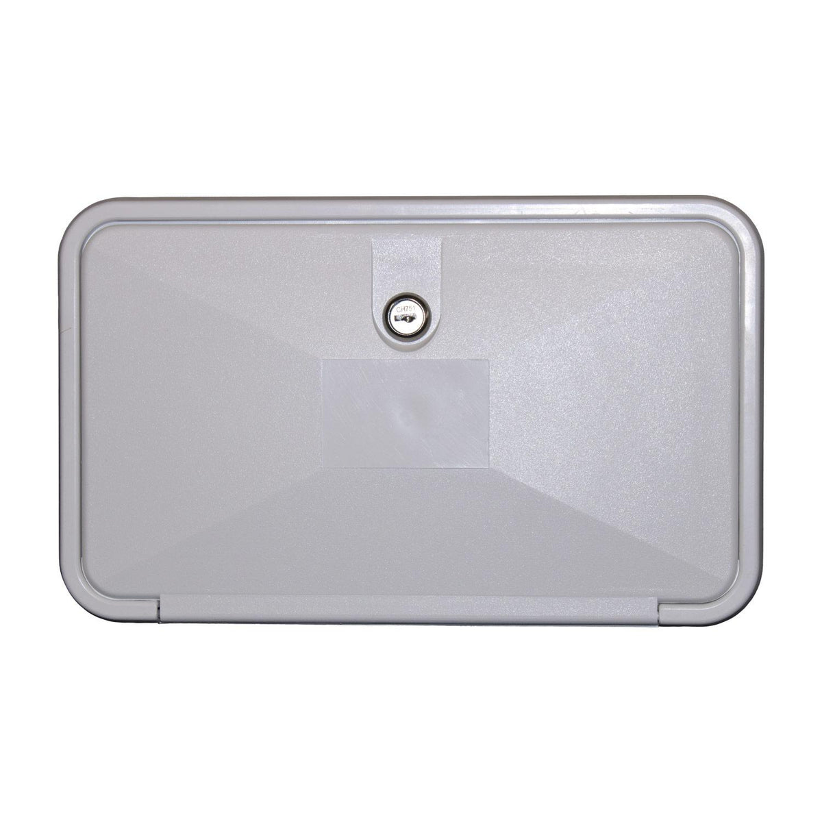 B&B Molders Multi-Purpose Hatch, 2 Vermin Doors, Key Lock, Polar White : BBT-723-040-00066