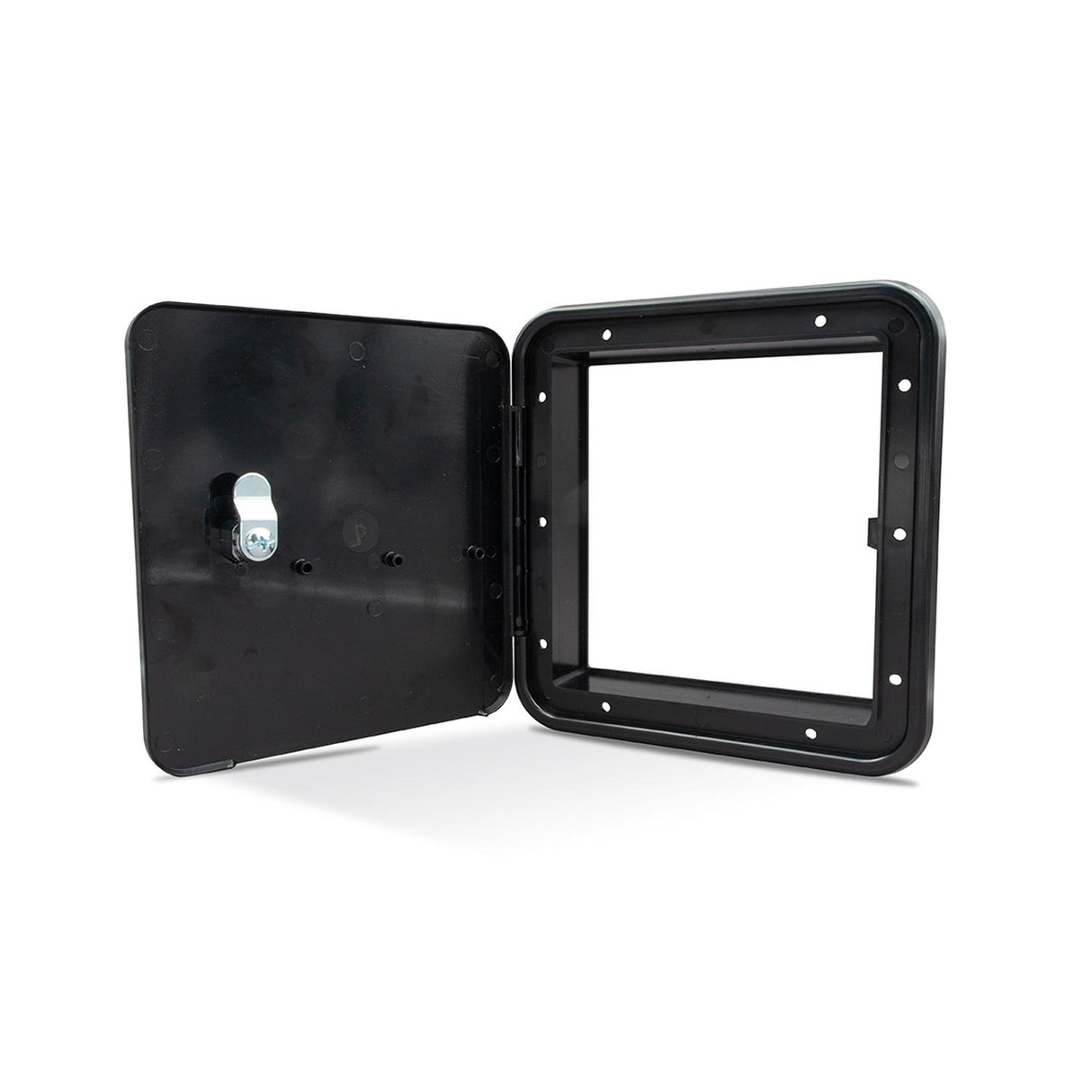B&B Molders Backless Multi-Purpose Fuel Hatch, Key Lock, Black : BBT-723-040-00131