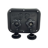 Titus Panel S Series (City Fill, Tank Flush, 2 Coax), Black : BBT-723-043-00002