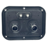 Titus Panel S Series (City Fill, Tank Flush, 2 Coax), Black : BBT-723-043-00002
