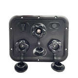 Titus Panel-T Series T1 (City Fill, Tank Fill, Tank Flush, 1 Coax), Black : BBT-723-043-00007