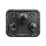 Titus Panel-T Series T1 (City Fill, Tank Fill, Tank Flush, 1 Coax), Black : BBT-723-043-00007