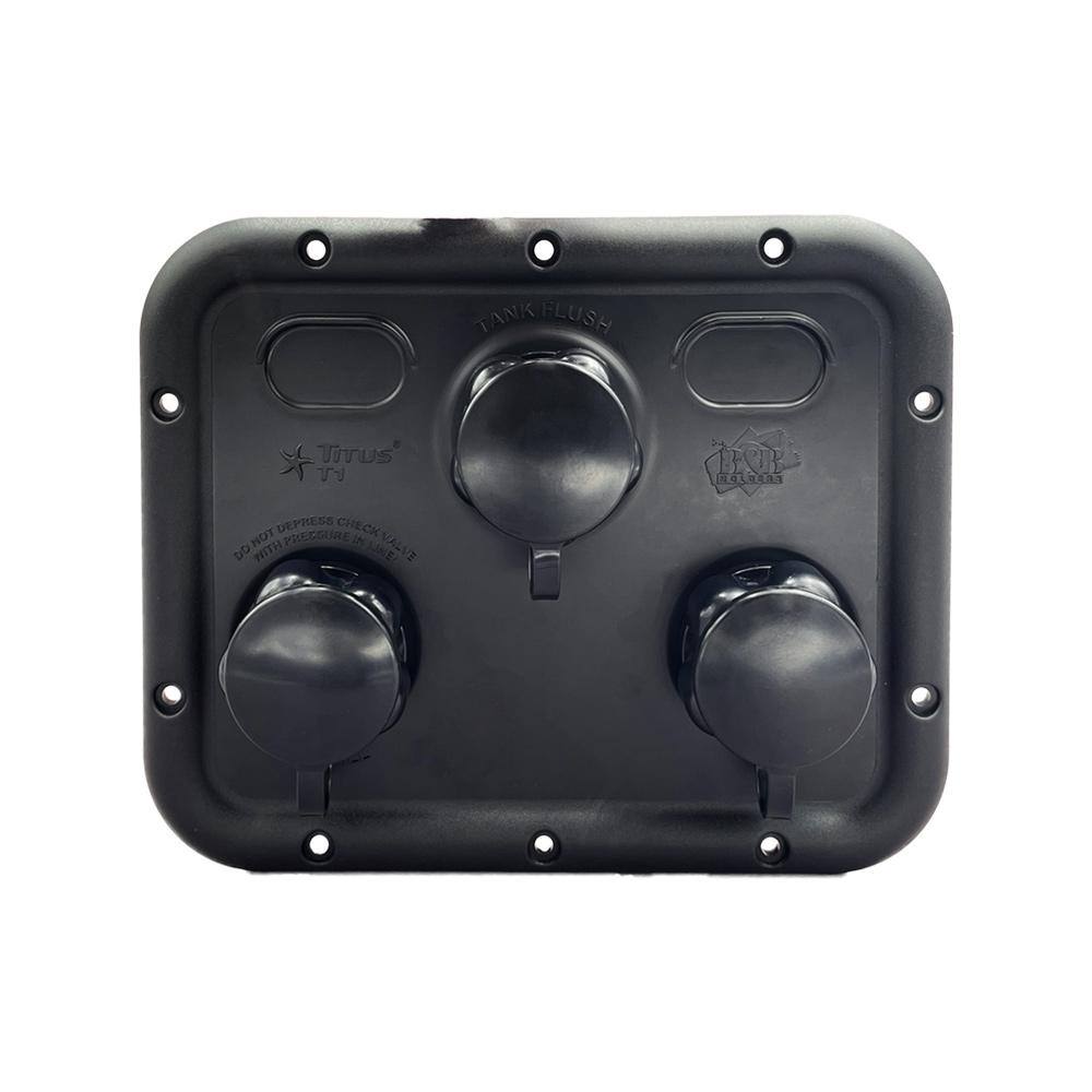 Titus Panel-T Series (City Fill, Tank Fill, Tank Flush, NO Coax), Black : BBT-723-043-00015