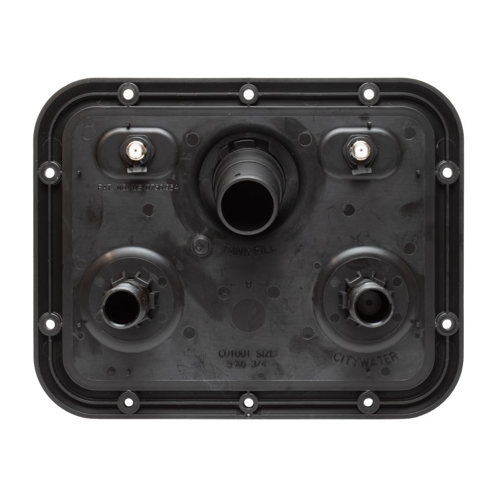 Titus T-Series Docking Station (City Fill, Gravity Tank Fill, Tank Flush, 2 Coax), Black : BBT-723-043-00019