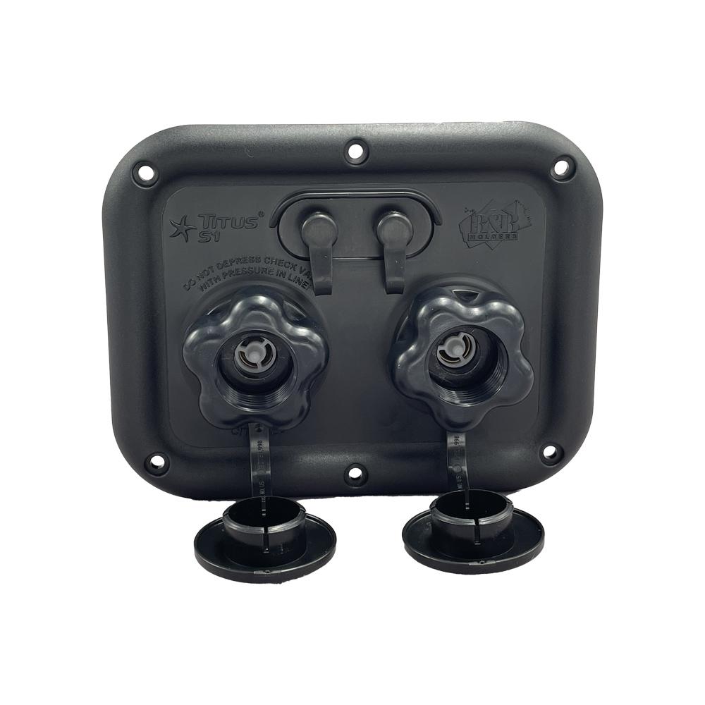 Titus S-Series Docking Station (City Fill, Tank Fill, & 2 Coax), Black : BBT-723-043-00020