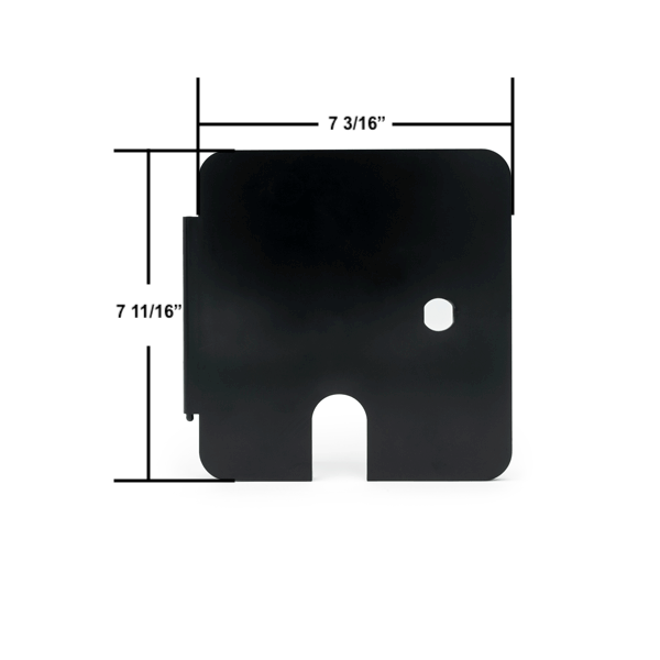 B&B Molders Replacement Hatch Door with Vermin Door for 8.5" x 8" Doors, Black : BBT-725-002-00005