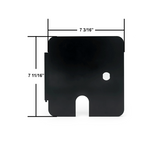 B&B Molders Replacement Hatch Door with Vermin Door for 8.5" x 8" Doors, Black : BBT-725-002-00005