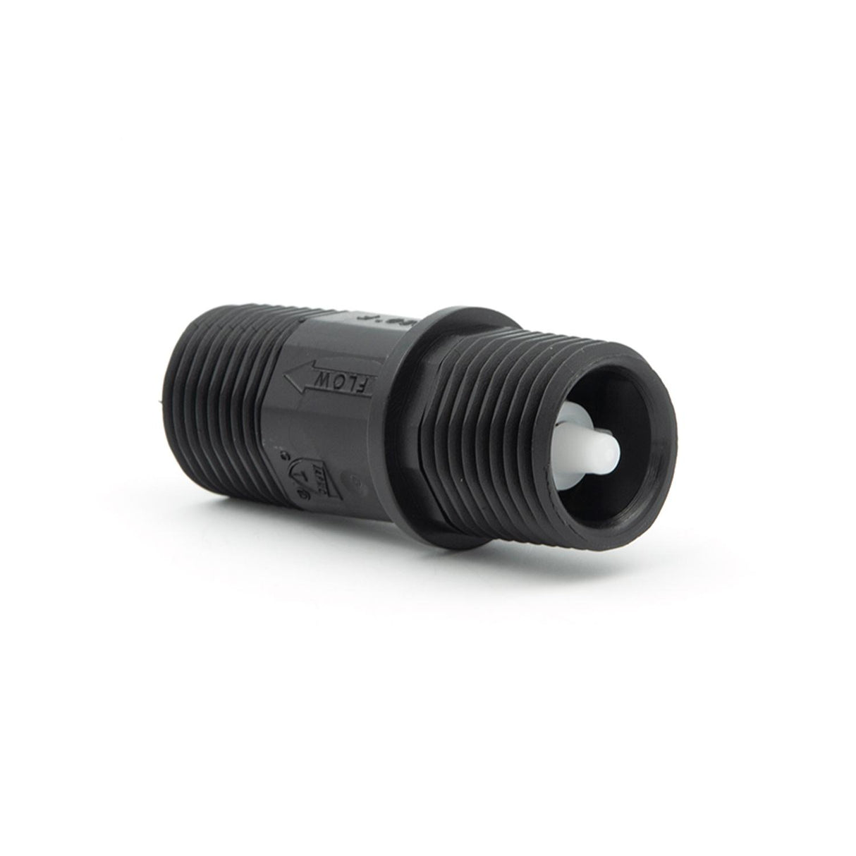 B&B Molders In-Line Check Valve, Black : BBT-725-006-00006