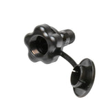 Nautilus System Replacement Tank Flush Connection, No Flange/Check Valve, Black : BBT-725-032-00004