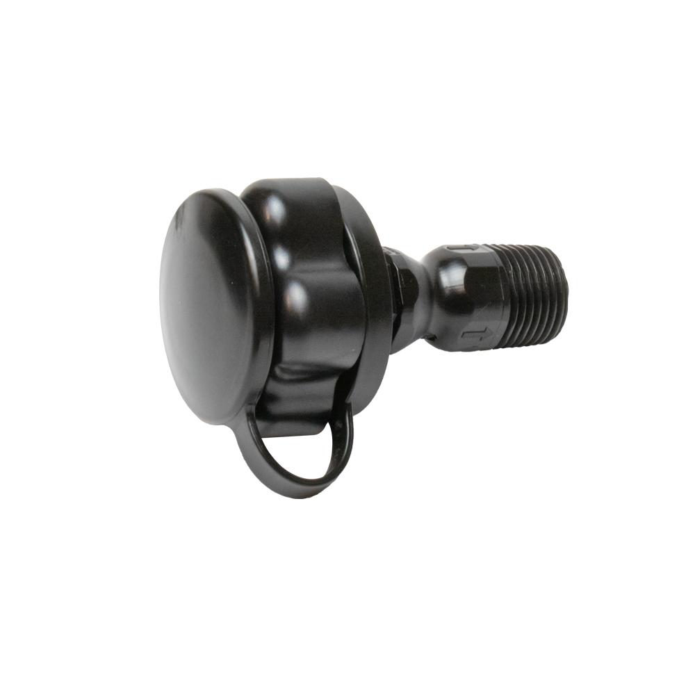 Nautilus System Replacement Tank Flush Connection, No Flange/Check Valve, Black : BBT-725-032-00004