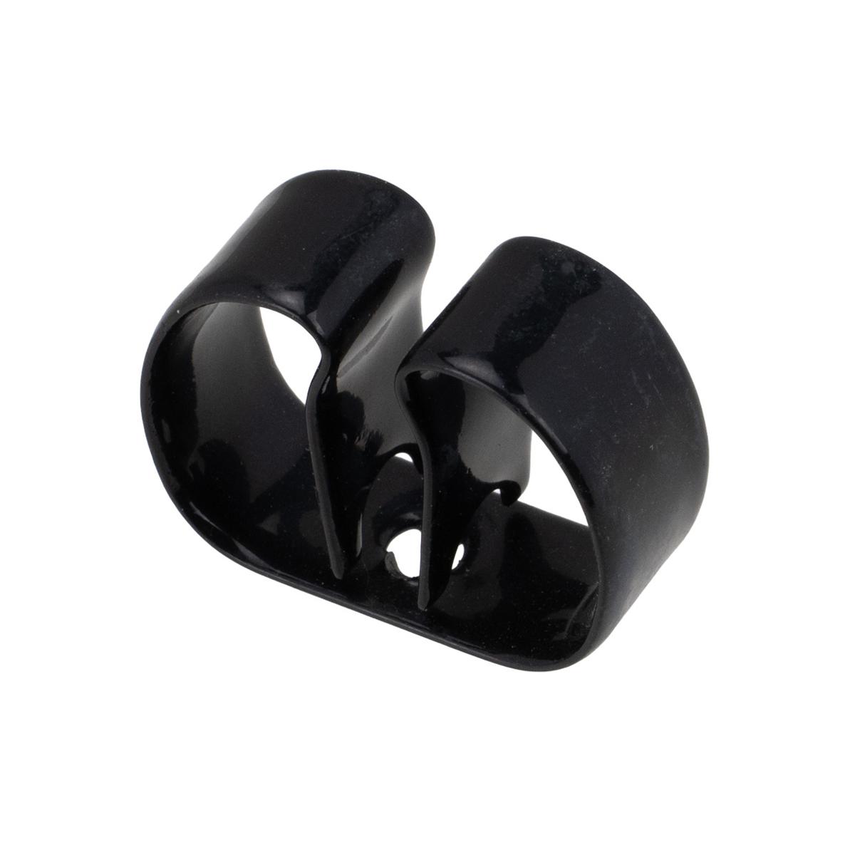 Global Link Small Broom Clip, Fully Vinyl, Black : BC-S225-FV