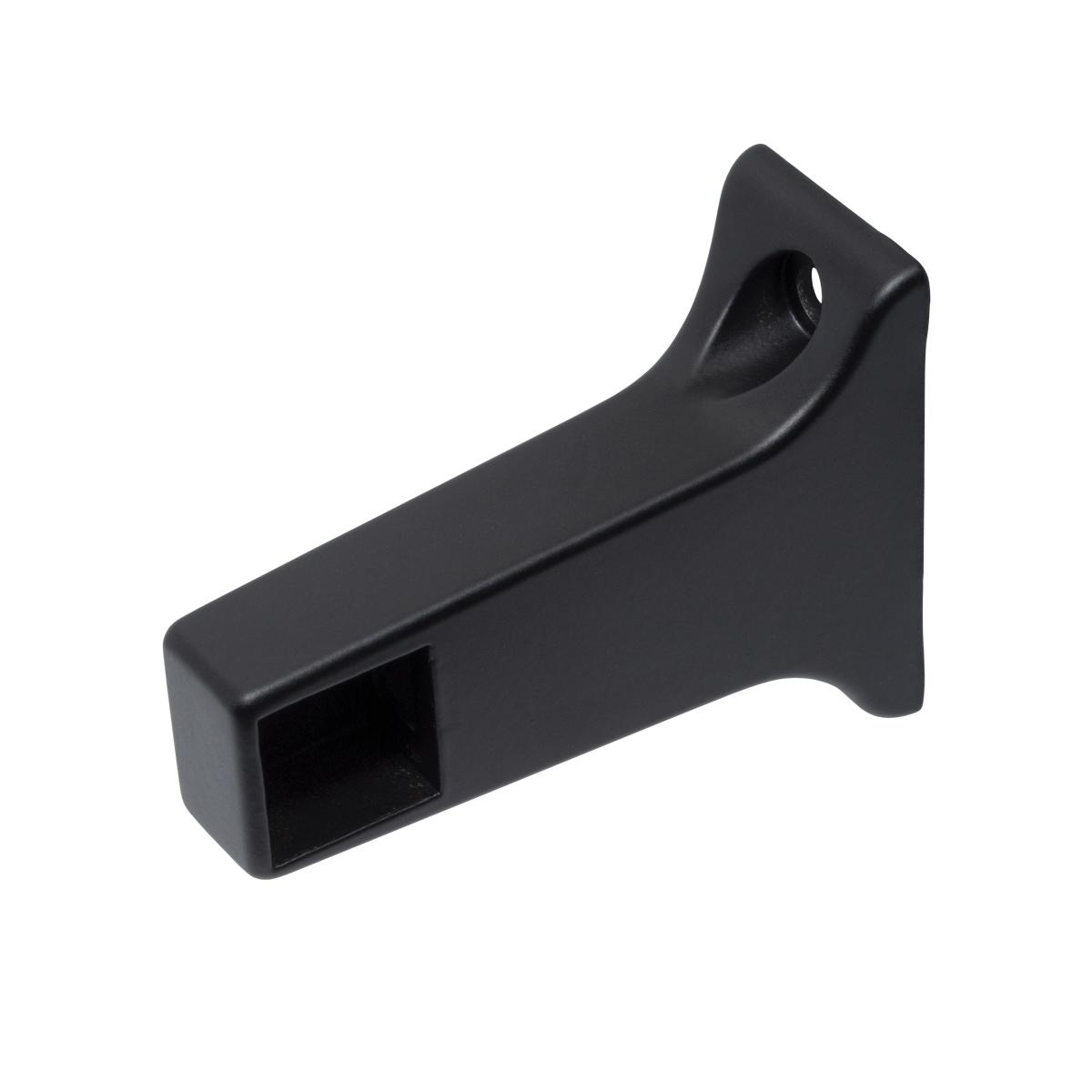 Global Link Towel Bar & Tissue Paper Post, Matte Black : BH-TBP1606-MB