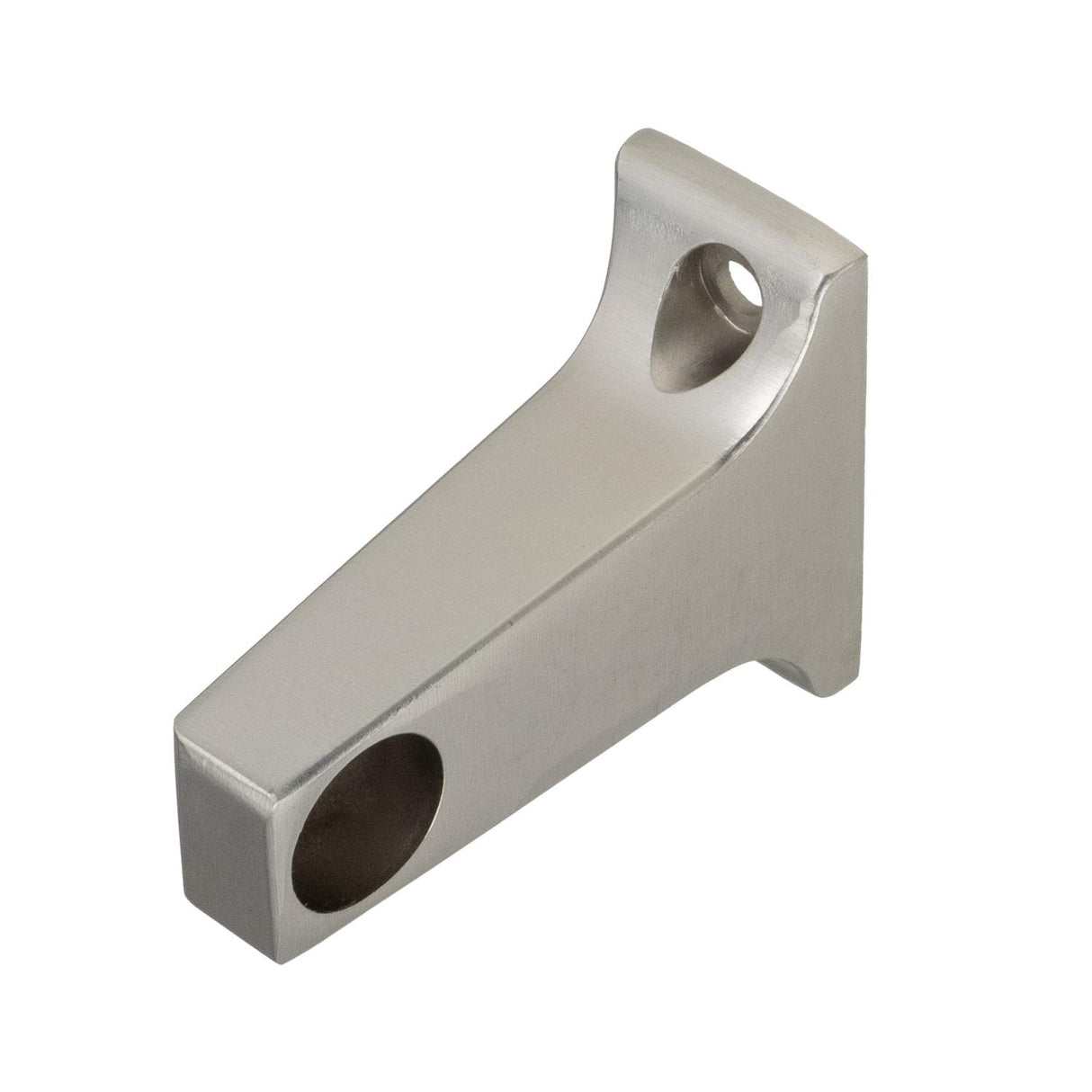 Global Link Towel Bar Post for 5/8" Diameter Round Bar, Brushed Satin Nickel : BH-TBP1609-BSN