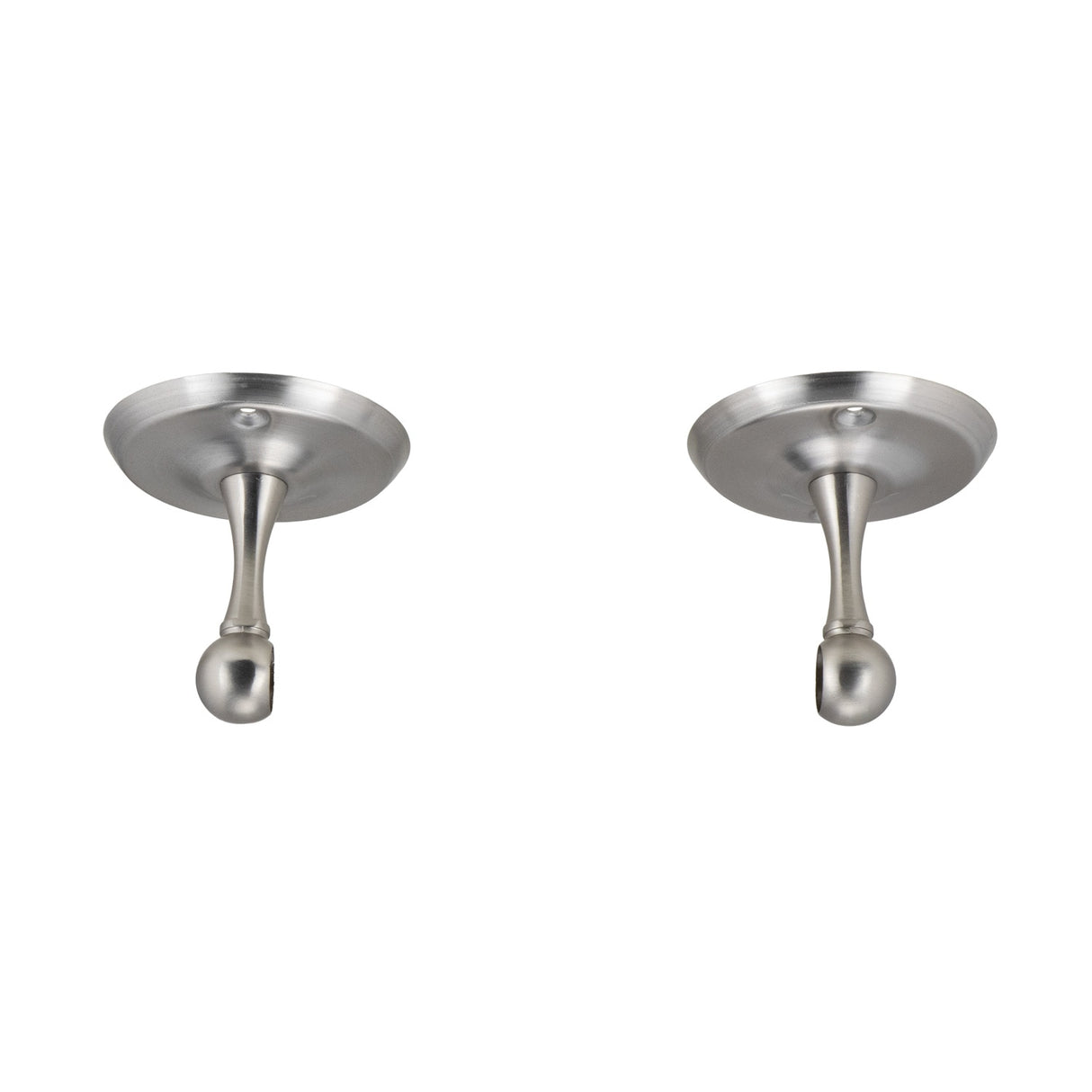 Global Link Alexandria Towel Bar Post for 5/8" Round Bar, Brushed Satin Nickel : BH-TBP9106-BSN