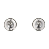 Global Link Alexandria Towel Bar Post for 5/8" Round Bar, Brushed Satin Nickel : BH-TBP9106-BSN