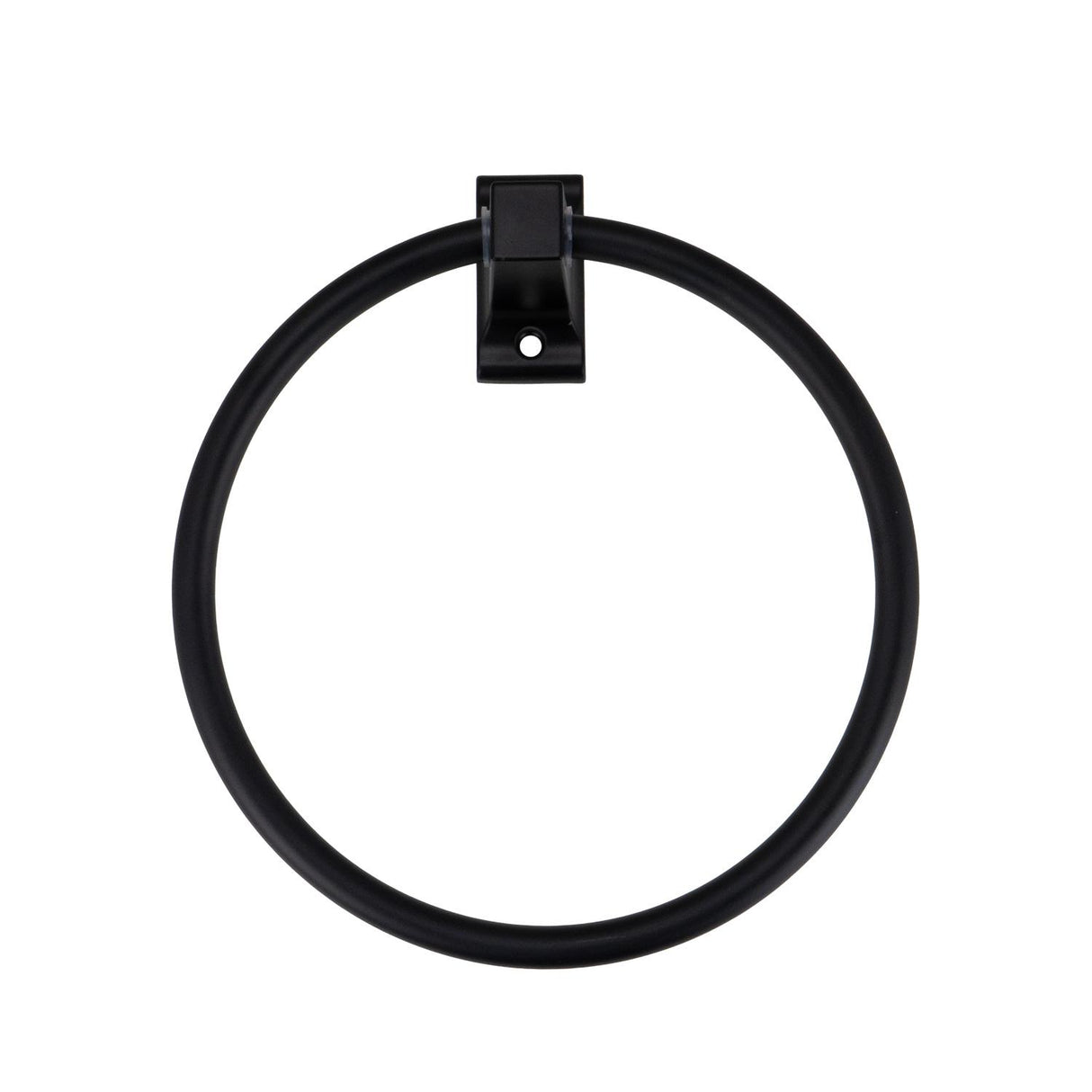 Global Link Bathroom Towel Ring, Matte Black : BH-TR1620-MB