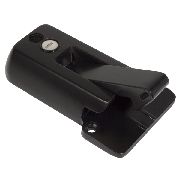 Global Link Pro Travel Trailer Bar Lock with Trim Cap, Black Powder Coat : BL-65611-2006-1PK