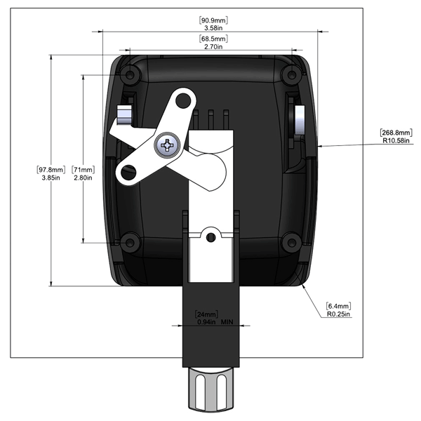 Global Link Versa Pro M Travel Trailer Baggage Lock, Southco Replacement, Black : BLL-50101-2006-1PK