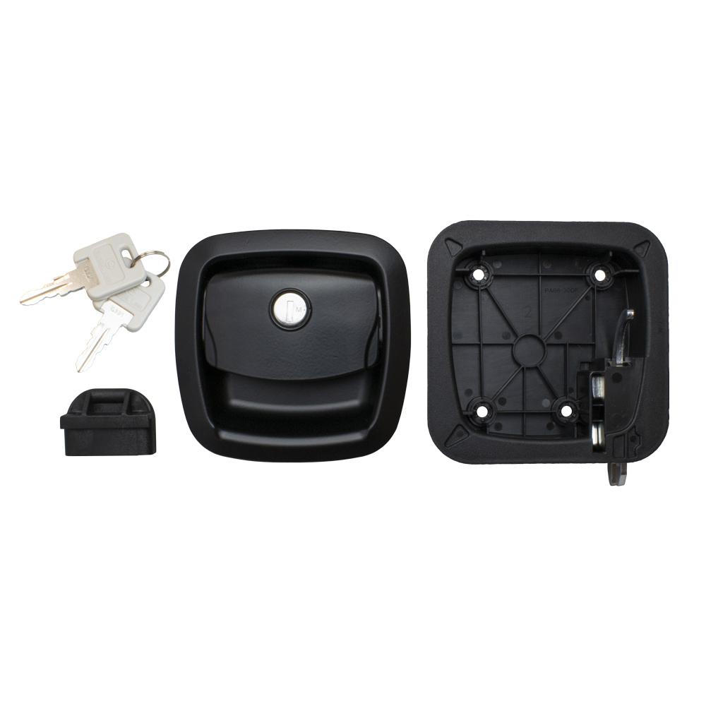 Global Link Rotary Pro Baggage Lock, Black Powder Coat : BLL-60301-2006-1PK