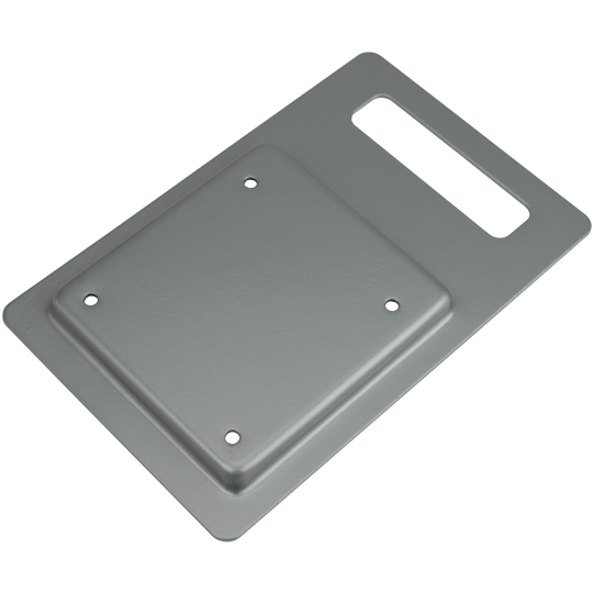 BLM-40903-3022 Baggage Lock Mounting Plate, Powder Coat Silver : BLM-40903-3022