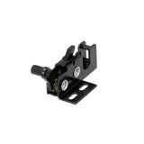 BLMR-141RHCL Mini Rotary Latch, Compartment Lock, Black Powder Coat : BLMR-141RHCL
