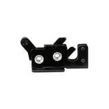 BLMR-141RHCL Mini Rotary Latch, Compartment Lock, Black Powder Coat : BLMR-141RHCL