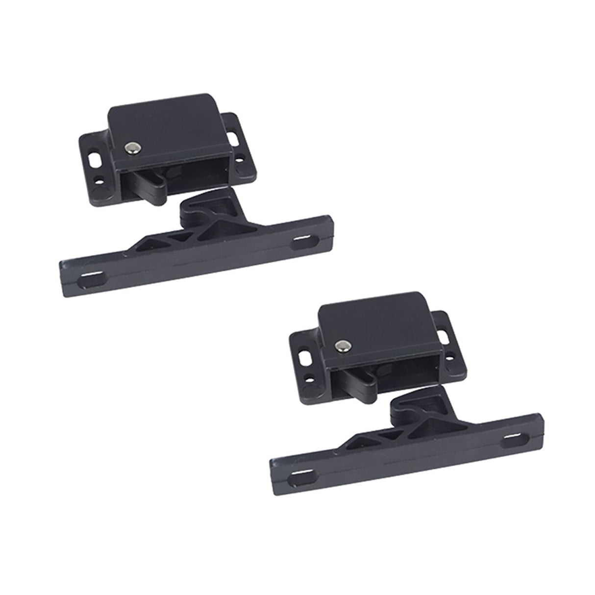 2 Pack of Global Link Friction Catches, Black : C-F102-BLK-2PK