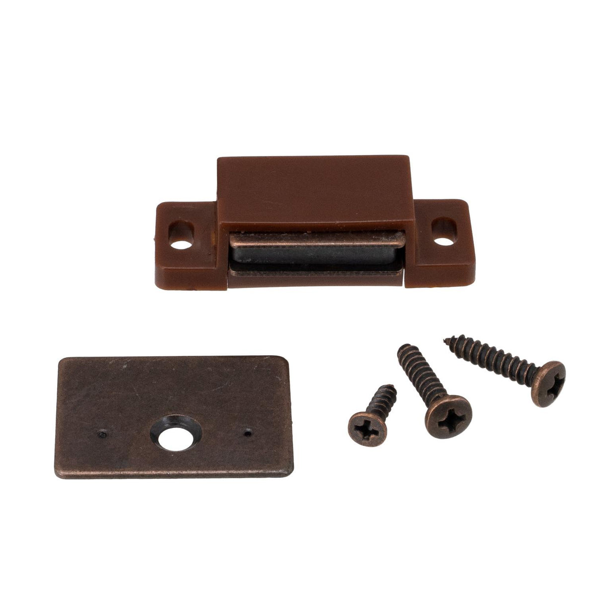 Global Link Brown Magnetic Catch with Copper Strike : C-M509-BRN