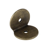 Global Link Round Corner Bracket, 1-1/8" Diameter, Antique English : CB-RD67-AE
