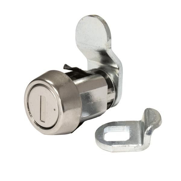 Global Link 7/8" Push-in Hatch Door Key Lock with Short and Long Arm, Key-ALike Ready : CL-78SI-SS
