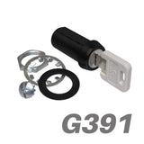 Global Link 1-3/8" Cam Lock Pro, Keyed to G391, Black : CLB-391-138-BLK-1PK
