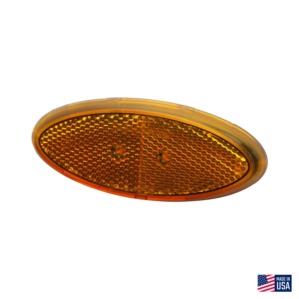 Command LED Modern Oval Clearance Light, Amber : CMD-003-52A
