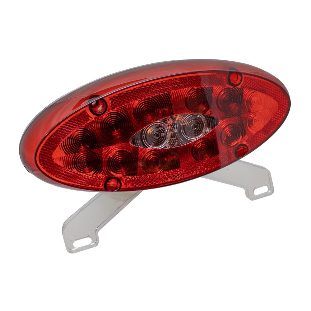 Command LED Sealed Elliptical Tail Light with Backup Function and License Plate Bracket : CMD-003-8610L