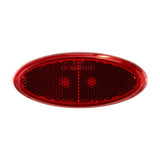 Command Elliptical Clearance Light Replacement Lens, Red : CMD-89384R