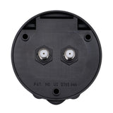 B&B Molders Compact Enclosure Dual Coax TV Cable Outlets, Black : CP-DUALCOAX-BLK