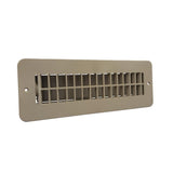 B&B Molders RV Floor Register with Damper, Tan : CP-FRD-TAN