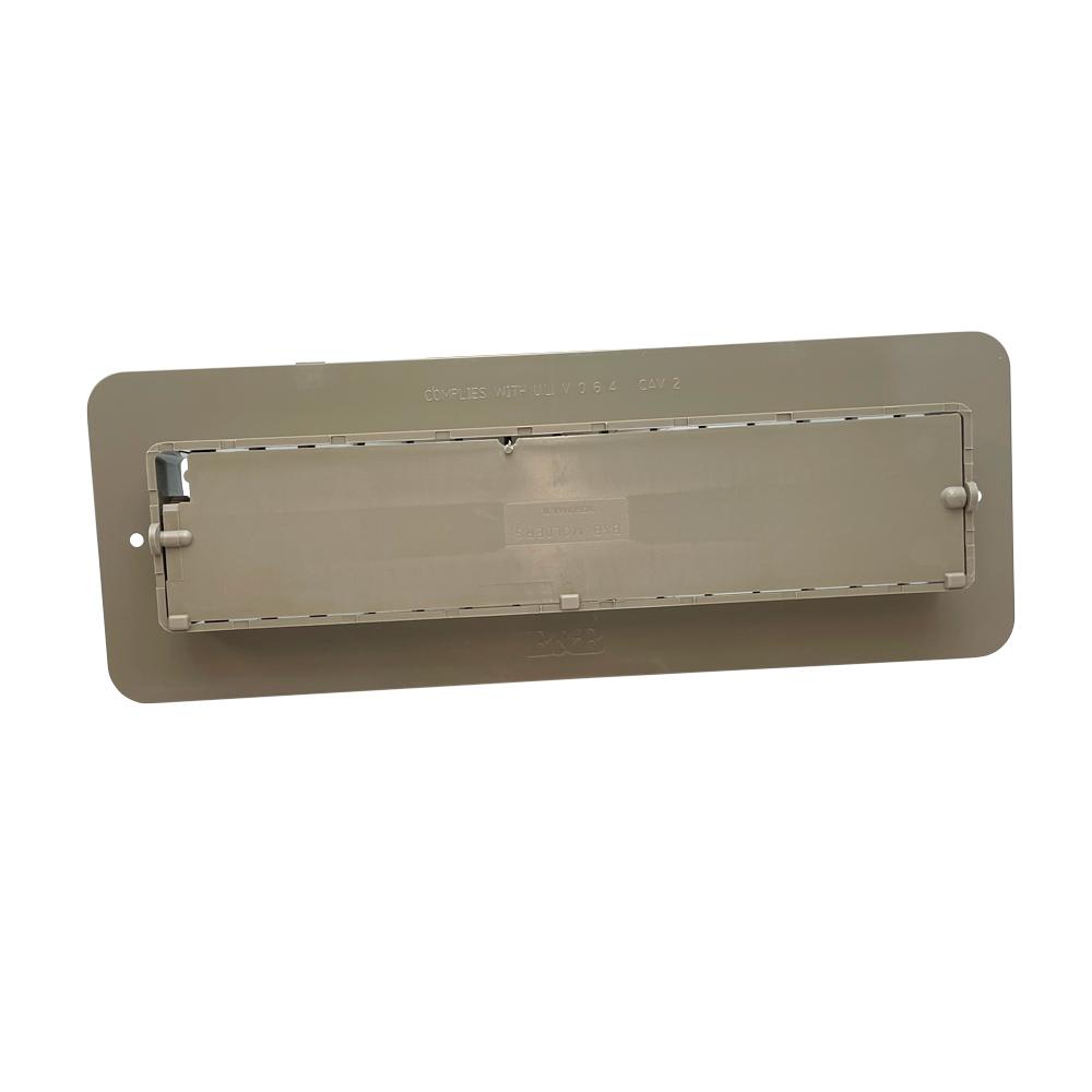 B&B Molders RV Floor Register with Damper, Tan : CP-FRD-TAN