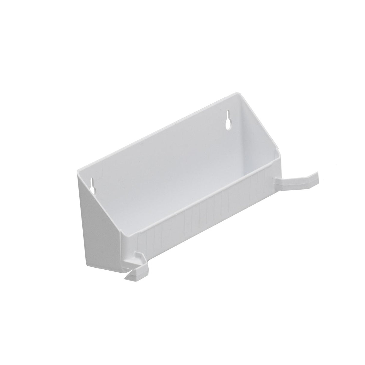 Rev-A-Shelf 11” Tip Out Tray, with Tab Stops, White : CVH-FFT11WT-W