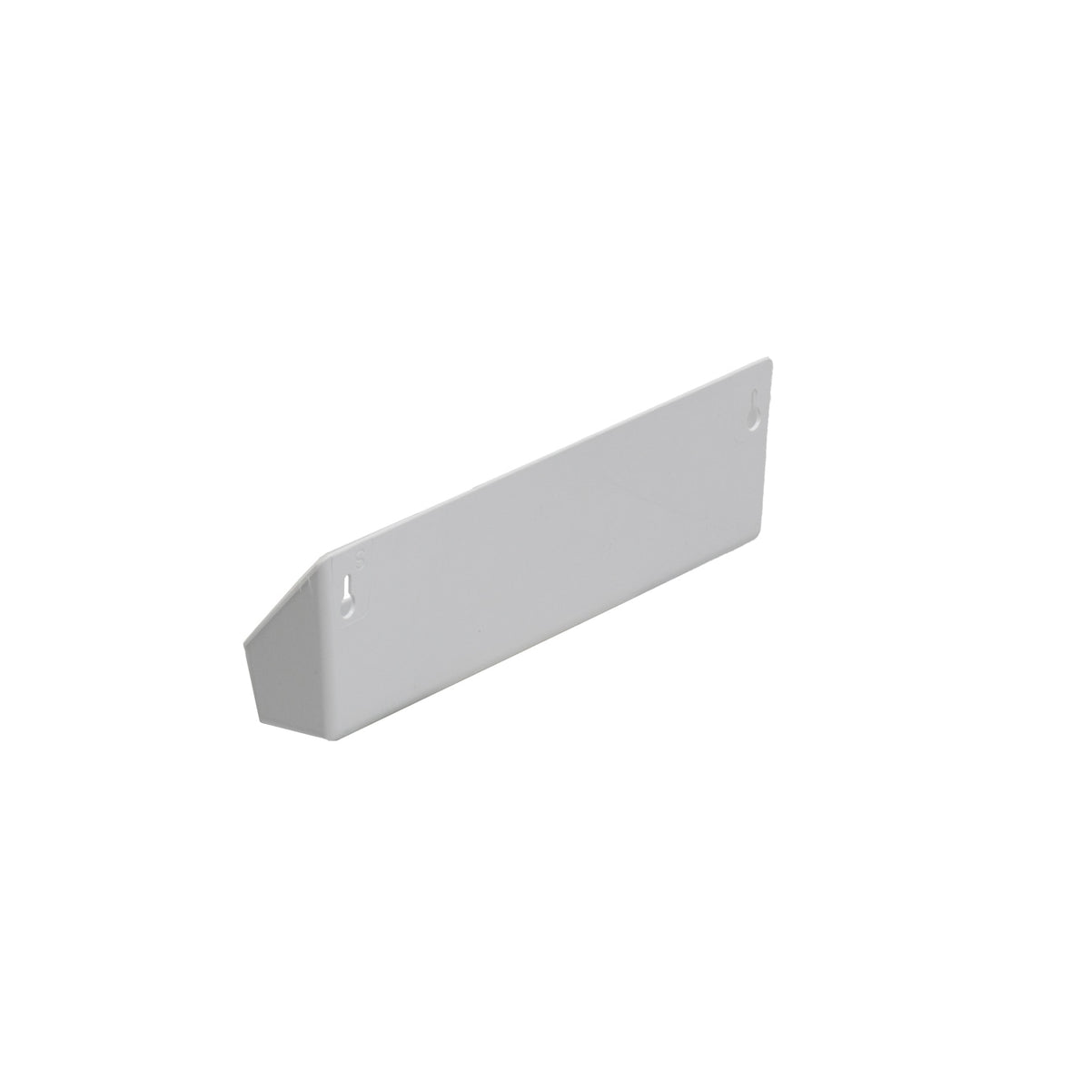 Rev-A-Shelf 14" False Front Tray, No Tab Stops, Plastic, White : CVH-FFT14-W