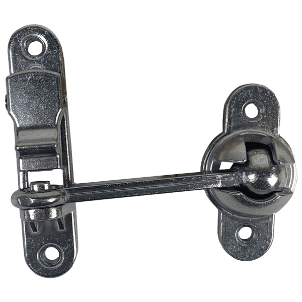 Global Link 4" Ball Socket Door Holdback, Non-Corrosive Aluminum : DH-BS4-AL